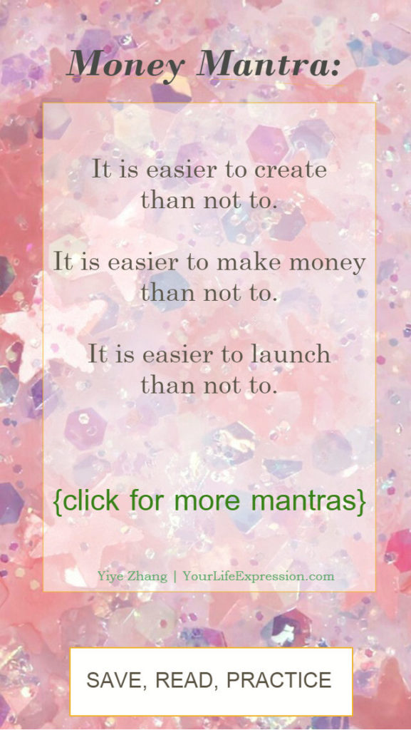 sweets text overlay money mantra make money with ease