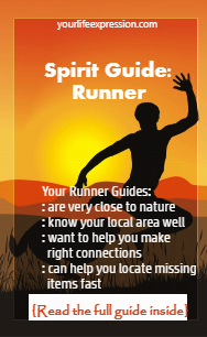 running person and a dog meet your spirit guides: your runner guides